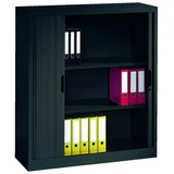 Californian Products CP Omnispace Rollladenschrank schwarzgrau 3 Fachböden 120,0 x 134,5 cm