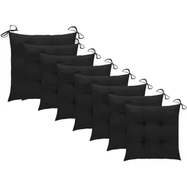 vidaXL Gartenstuhl mit Kissen 59 x 57 x 53 cm grau 8 St.