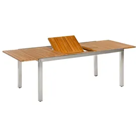 Merxx Keros Set 13-tlg. mit Gartentisch Ausziehbar 180/240 x 100 cm inkl. Kissen