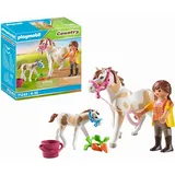 Playmobil Pferd mit Fohlen