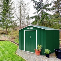 Metall Gerätehaus Gartenhaus Geräteschuppen Schuppen Satteldach mit Fundament