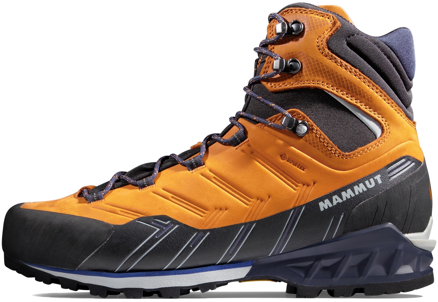 Mammut Wanderschuhe Kento Guide High GTX (Hochtouren-Bergwandern, Nubukleder, wasserdicht) gelb Herren