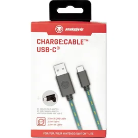 Snakebyte Charge:Cable Ladekabel Türkis/Gelb USB