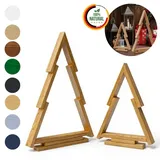 Floranica Tannenbaum 2er-Set Natur
