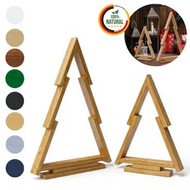 Floranica Tannenbaum 2er-Set Natur