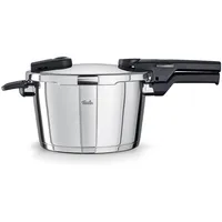 Fissler Vitaquick / Schnellkochtopf (4,5 L, Ø 22 cm) Edelstahl-Dampfkochtopf, 2-Garstufen, inkl. Einsatz, Made in Germany - Induktion