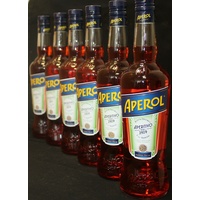 Aperol 1919 Aperitivo 6 x 0,7 Liter Aperol Spritz NEU in OVP