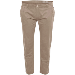 Chinohose BLEND "BHTromp Big & Tall", Herren, Gr. 44, Länge 30, beige, Web, 98% Baumwolle, 2% Elasthan, unifarben, regular fit lang, Hosen Chinohose, Stoffhose mit normalem Bund und elastischen Bübdchen - Regular Fit