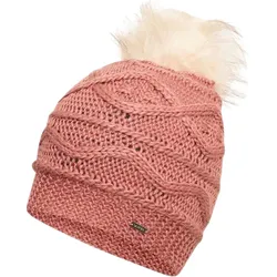 DARE 2b Winter-Beanie mit Wollanteil Bommel-Mütze Strick-Mütze Herbst-Mütze Kopfbedeckung DWC381 TKK Rosa - One-Size