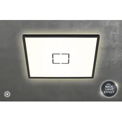 BRILONER LEUCHTEN LED Deckenleuchte "FREE", schwarz-weiß (schwarz, weiß), Lampen