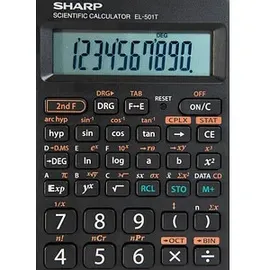 Sharp EL-501T Schwarz/Weiß