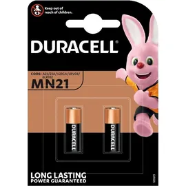 Duracell MN 21 x 2 Alkalibatterien 21 (2 Stk., A23), Batterien + Akkus