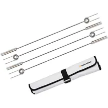 Solo Stove Grillspieße 4 Stück Edelstahl Silber/Weiß