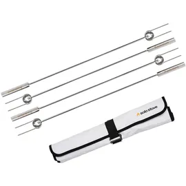 Solo Stove Grillspieße 4 Stück Edelstahl Silber/Weiß