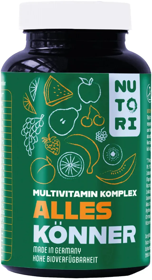 Multivitamin-Komplex – Mit 13 Vitaminen und Mineralstoffen für Vitalität & Wohlbefinden 180 Kapseln