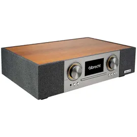 Albrecht DR 1000 All-in-One Soundsystem braun/silber