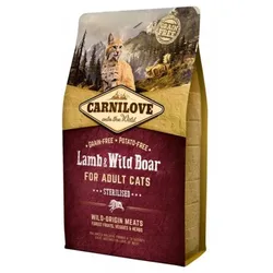 CARNILOVE Katze Lamm & Wildschwein Sterilisiert 2kg