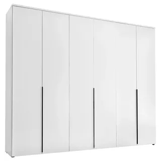 Möbel Kraft Drehtürenschrank 6-türig 270 x 225 x 52 cm Weiß