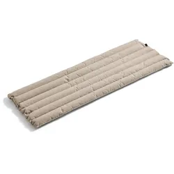 HAY - Traverse Quilted Sitzkissen für Outdoor Bank, beige sand