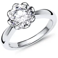 JEWLIX Verlobungsring Verlobungsring 925er Silber Zirkonia 56