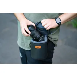 C-Rope Premium Objektivtasche mit Fleece-Fütterung M