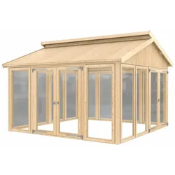 PLUS Abstellraum / Gewächshaus 12,25 m2 - Model 21