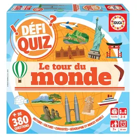 Educa Defi Quiz-Le Tour du Monde Gesellschaftsspiel