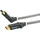 Schwaiger AINSTEIN High-Speed HDMI Kabel mit Ethernet 1,0m, schwenkbar, 360° HDMI Stecker 360° HDMI Stecker