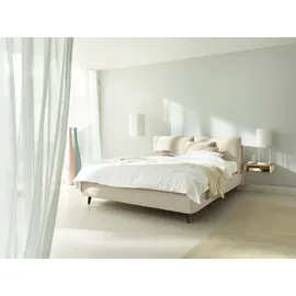 Joka Polsterbett JOKA "Arte", beige, B:189cm H:55cm L:228cm, Betten, Polsterbett, Strukturbezug, Flexinet Matratze in H2 oder H3 wählbar