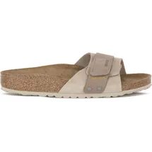 Birkenstock Oita Suede Leather Schmale Weite Sandalen beige/braun