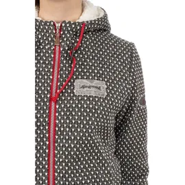 Almgwand Münsterhöhe Jacke Anthrazit-Beige 38
