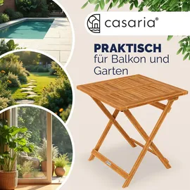 vidaXL Beistelltisch 70 x 70 x 73 cm braun klappbar