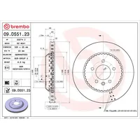 Brembo Bremsscheibe 09.D551.23
