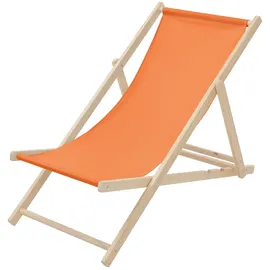 ECD Germany Sonnenliege 100 x 83 x 100 cm Orange