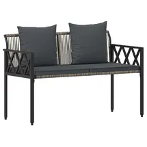 vidaXL Gartenbank 116 x 56 x 75 cm Grau