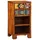 vidaXL Florale Endtabelle Braun Akazie 40 x 35 x 75 cm