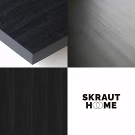SKRAUT HOME Esszimmertisch 167 x 74 x 90 cm schwarz