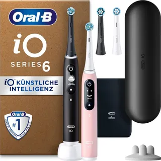 Plus Edition black lava + 2. Handstück pink sand + Reiseetui + Aufsteckbürsten 4 St.