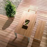 OSMO Terrassendiele Bangkirai genutet / glatt - PREMIUM KD-25x145x4270mm