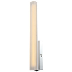 LED 7 Watt Wand Leuchte Wohn Ess Zimmer Beleuchtung Chrom Küchen Lampe satiniert Globo 68062W