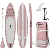 YEAZ SUP Board Set LIDO - EXOTRACE 300 x 76 x 12 cm pink