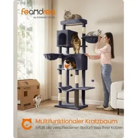 Songmics Kratzbaum XXL 59 cm x 190,7 cm grau