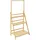 [en.casa] Pflanzenleiter 3-Ebenen 144 x 70 x 39,5 cm Natur