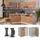 Vicco Eckunterschrank R-Line 86 x 81,6 x 60 cm Weiß