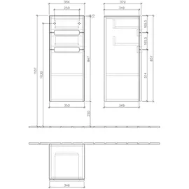 Villeroy & Boch Subway 2.0 35,6x85,7cm, re, Gr. chr, we, glo white