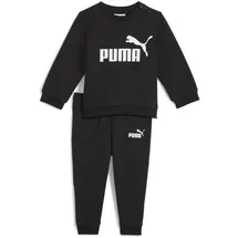 Puma Minicats Essentials Fleece Crew Baby-Jogginganzug 01 black 92