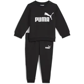 Puma Minicats Essentials Fleece Crew Baby-Jogginganzug 01 black 92