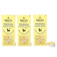 Price's Candles - Haushalts-Teelichter 30 Duft-Teelichter mit Extrakten aus Orange, Zitrone und Thymian