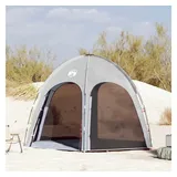 vidaXL Poolzelt 3,66 x 3,05 m Grau/Schwarz
