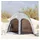 vidaXL Poolzelt 3,66 x 3,05 m Grau/Schwarz